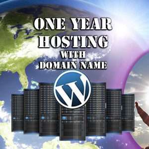 One Year Website Hosting with Domain Name