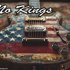 Old Flag Guitar